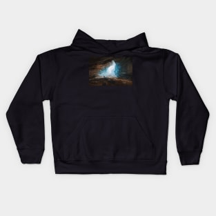 The Cave of the woman shape Kids Hoodie